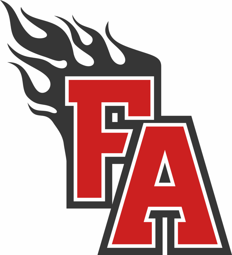 FAITH-Academy-Athletics-2-with-no-background-1-copy - Ark of Highland Lakes Faith Academy of Marble Falls FA logo red and black